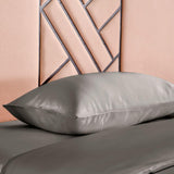 Silk Pillow Cases with Hyaluronic Acid Infusion | Grey